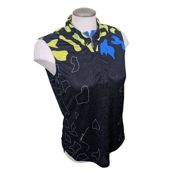 Jamie Sadock Golf Top Cooltrex Womens XS Activewear Quarter Zip SPF Pickleball - Picture 2 of 6